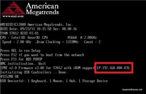 TYAN IPMI IP address